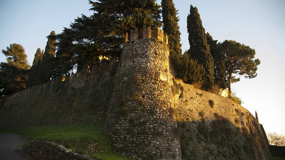 The walls of Castello Bornato
